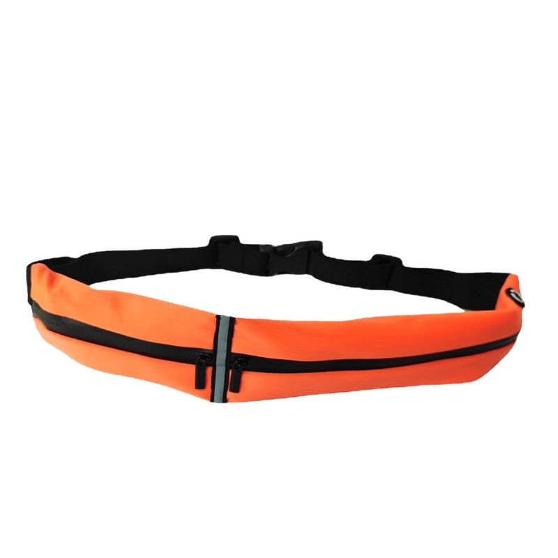 Running Belt Secure Jogging Pouch Waterproof with Reflective Stripe
