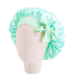 Baby Satin Silk Hair Bonnet Sleeping Kids Cap Hat for Infant Newborn Toddler