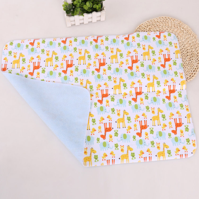 Baby Infant Waterproof Cotton Changing Pads Washable Resuable Diapers Liners Mats