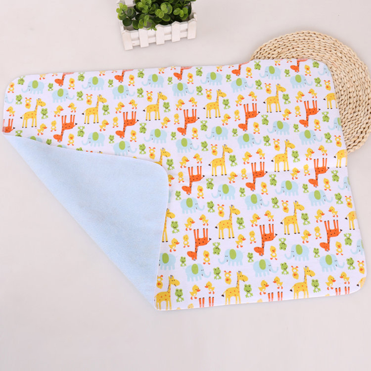 Baby Infant Waterproof Cotton Changing Pads Washable Resuable Diapers Liners Mats