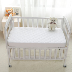 Waterproof Crib Mattress Protector Fitted Sheet Quilted Pad Cover