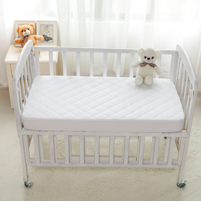 Waterproof Crib Mattress Protector Fitted Sheet Quilted Pad Cover
