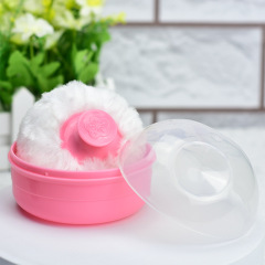 Baby Body Powder Puff Soft Fluffy with Container Case