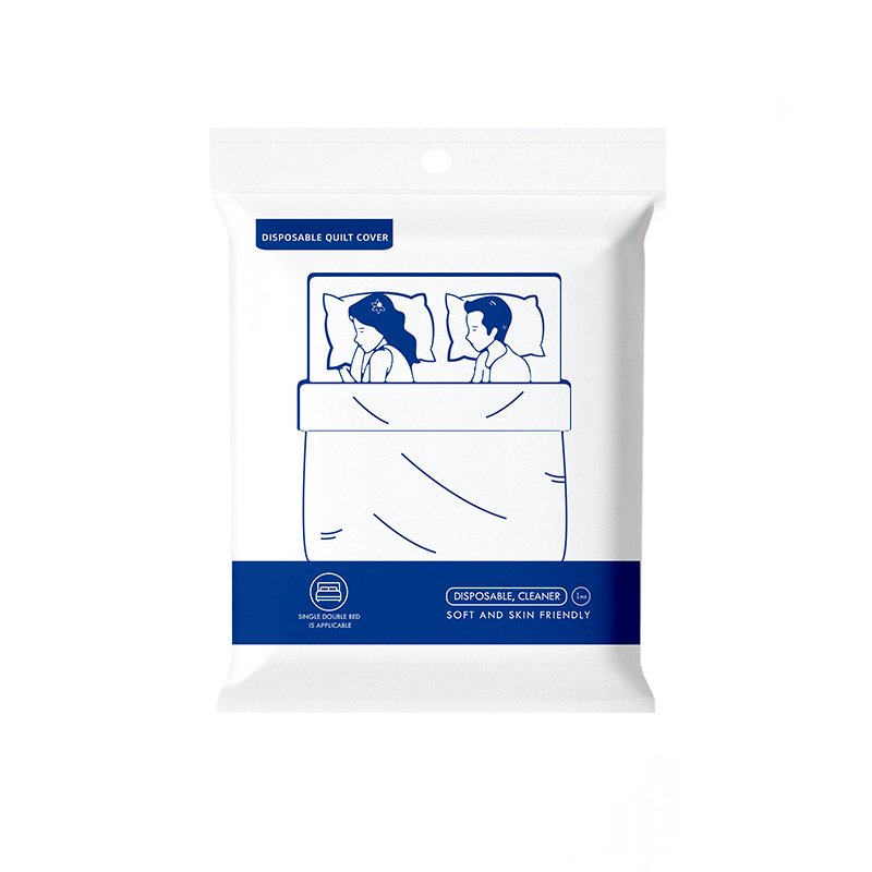 Disposable Bed Sheets Duvet Cover Pillowcases for Travel Nonwoven Fabrics Portable Bedspread