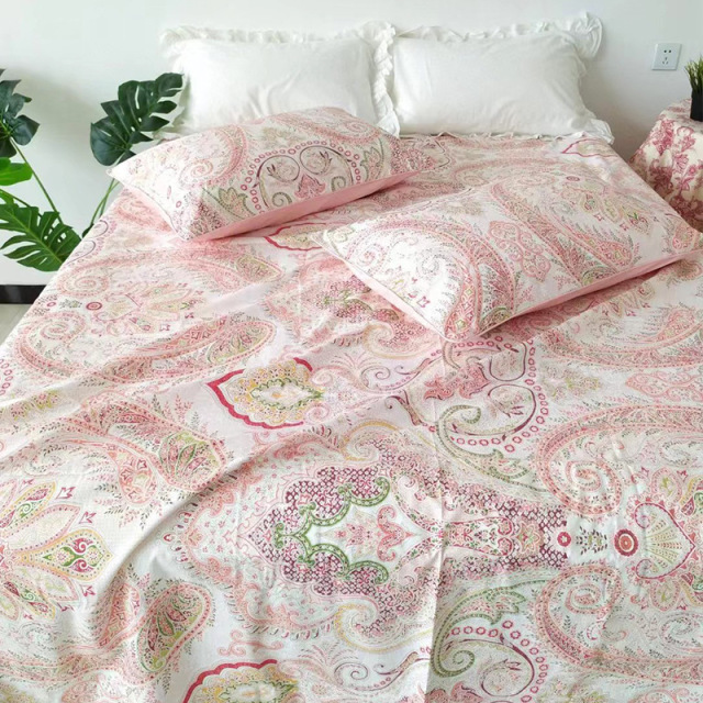 Floral Fabric Boho Design Width 2.8m Traditional Paisley Leaf Pattern