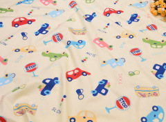 Kid Excavator Fabric Width 1.6M DIY Art for Bedding