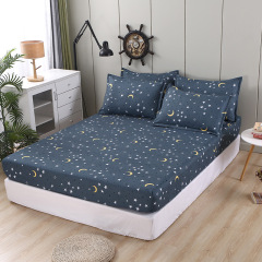 Boys Girls Bed Sheet Fitted Sheet Brushed Microfiber Cartoon Print