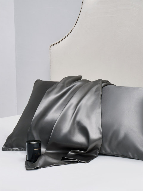 Satin Body Pillowcase Solid Body Pillow Cover 1Pc Envelope Closure