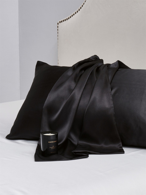 Satin Body Pillowcase Solid Body Pillow Cover 1Pc Envelope Closure