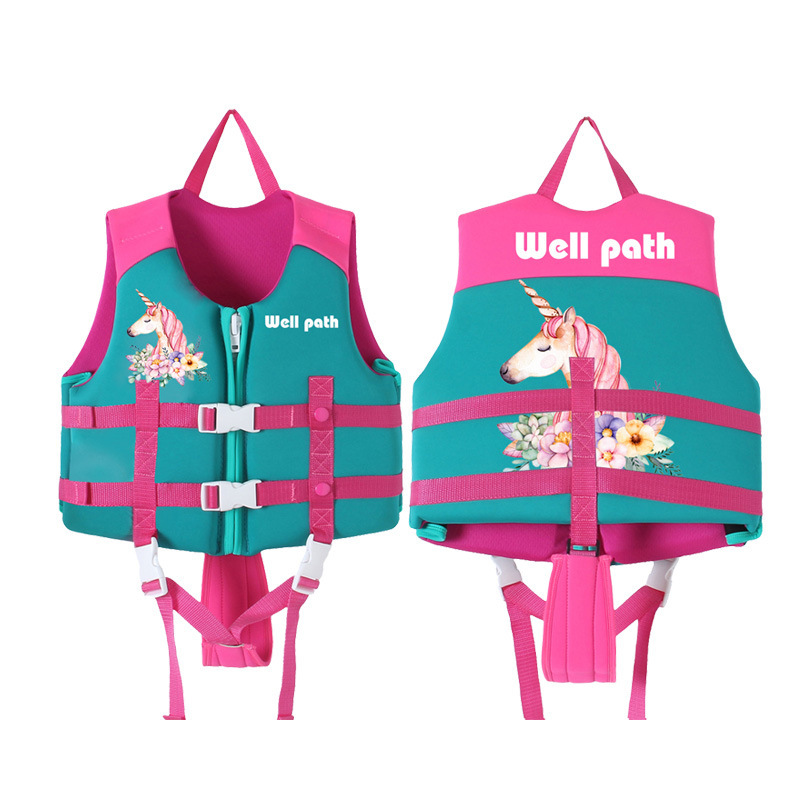 Kids Swim Vest Float Jacket Buoyancy Swimwear Adjustable Straps