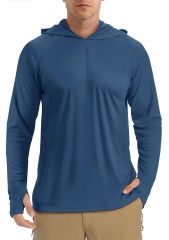 Men's Fishing Long Sleeve UV Protection Hoodie Rash Guard