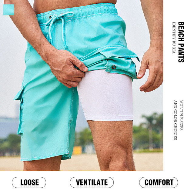 Mens Swimming Trunks Quick Dry Swim Shorts with Mesh Lining
