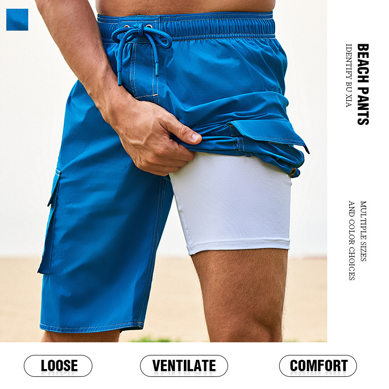 Mens Swimming Trunks Quick Dry Swim Shorts with Mesh Lining