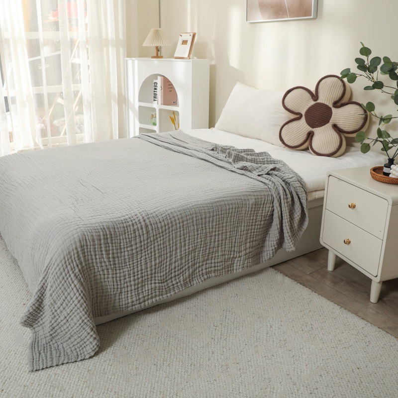 Muslin Throw Blanket Breathable Gauze All Season Soft and Lightweight