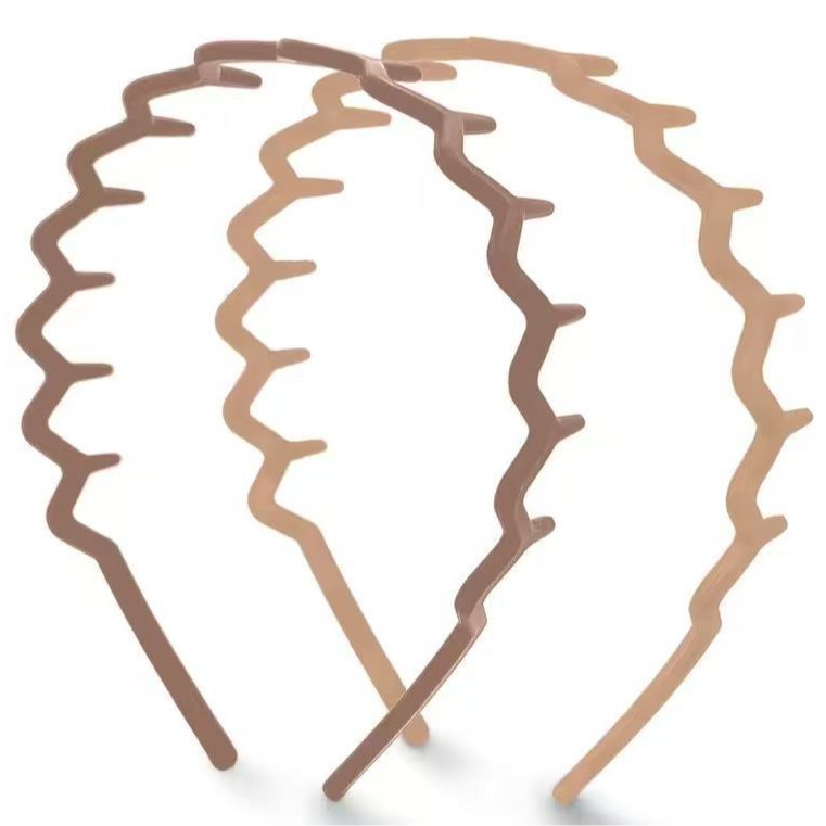 2pcs/set Teeth Non-slip Hair Comb Plastic Headband For Women Girls Sweet Hair Ornament Hairbands Fashion Hair Accessories