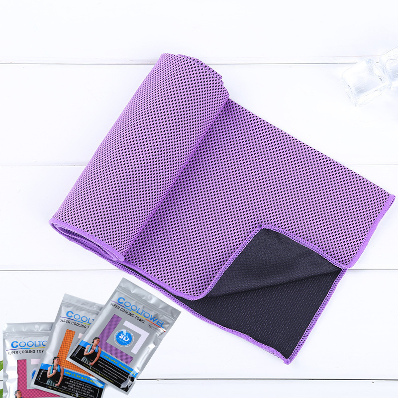 Cooling Towel Instant Relief Microfiber Chilling Neck Wrap for Sports Fitness Camping Cycling Hiking