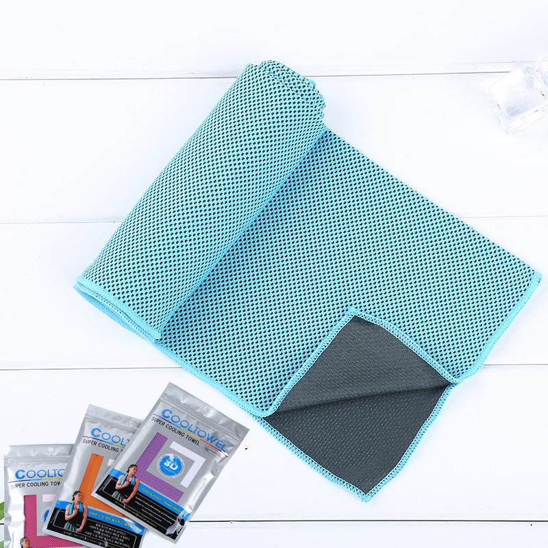 Cooling Towel Instant Relief Microfiber Chilling Neck Wrap for Sports Fitness Camping Cycling Hiking