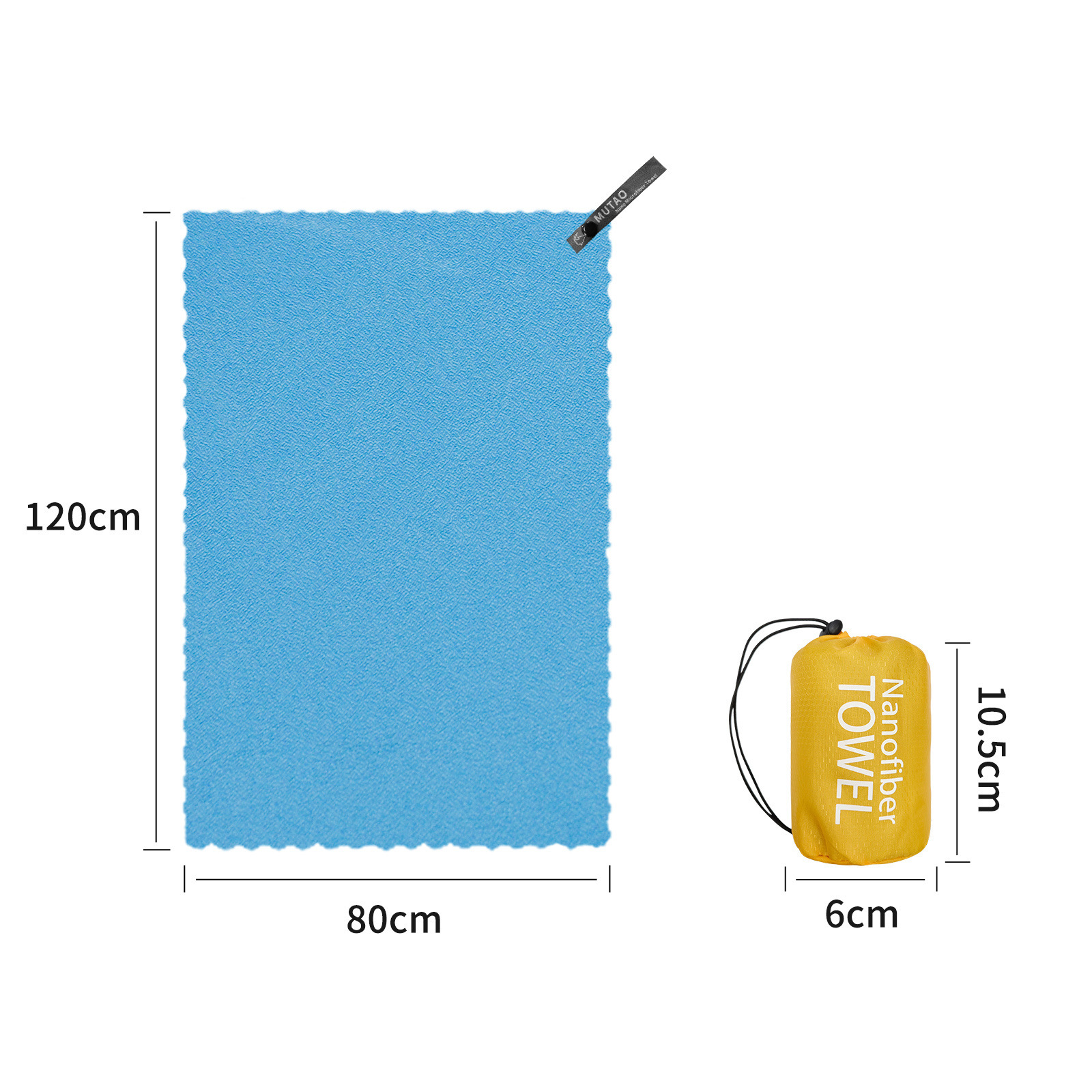 Quick Drying Absorbent Bath Towel Backpacking Hiking Swimming Towel Breathable Beach Gym Yoga Towel