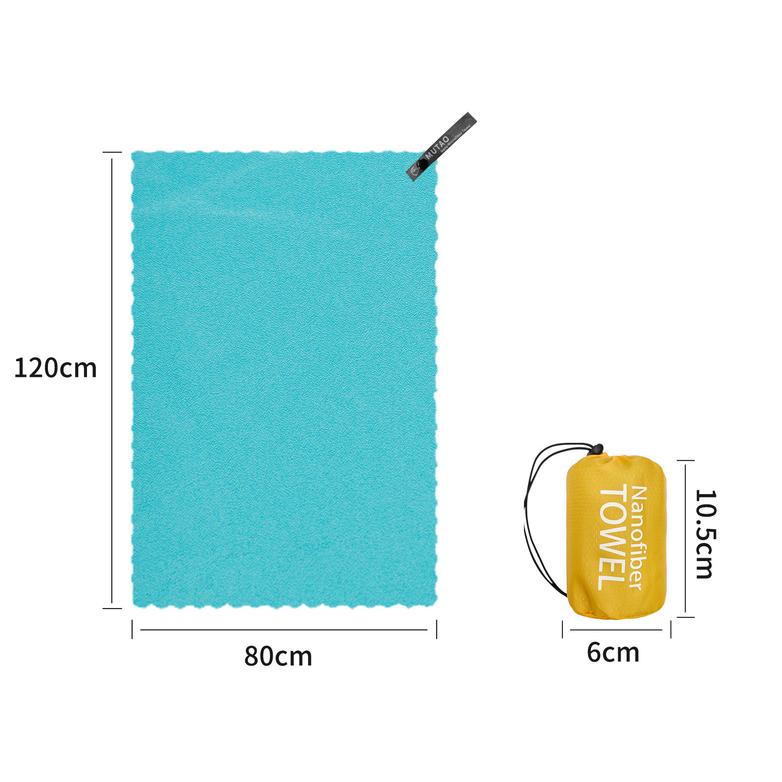 Quick Drying Absorbent Bath Towel Backpacking Hiking Swimming Towel Breathable Beach Gym Yoga Towel