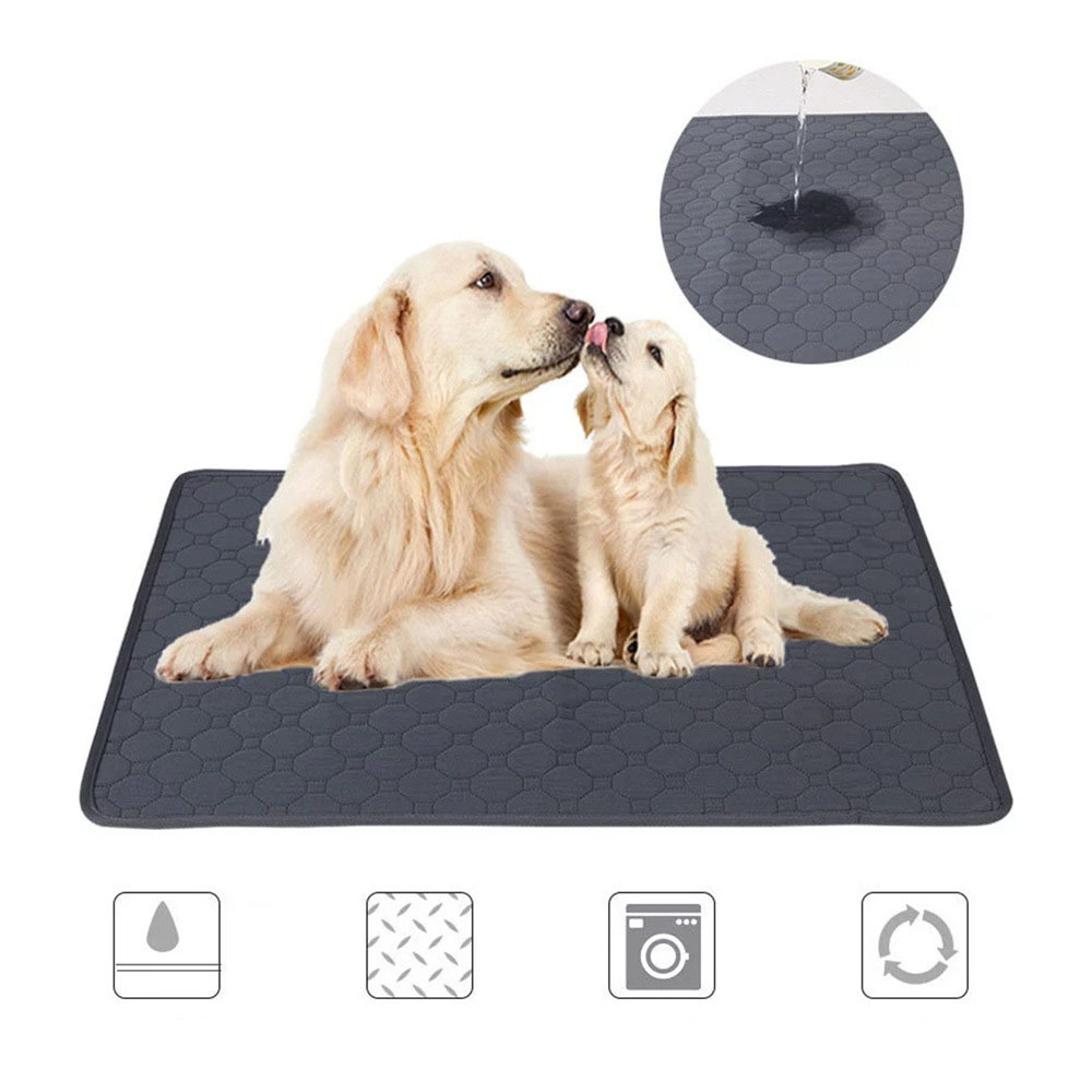 Dog Pee Pad Reusable Washable Dog Urine Mat Car Seat Floor Sofa Waterproof Absorbent Puppy Cat Training Pet Supplies