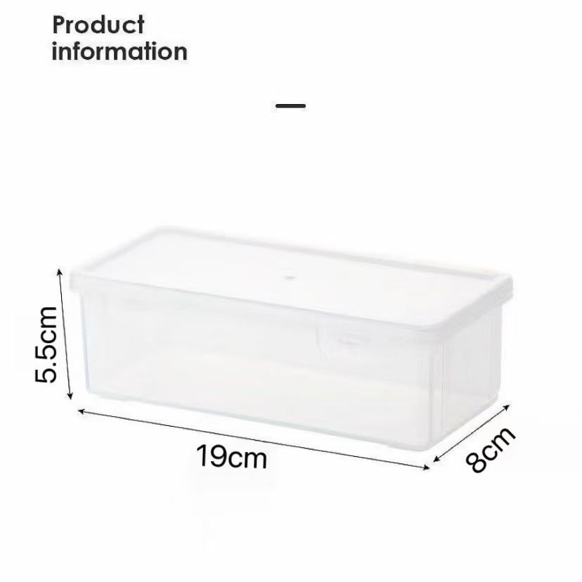 Large Clear Plastic Storage Boxes with Hinged Lids Ideal for Jewellery Ornaments Home Supplies and Office Organization