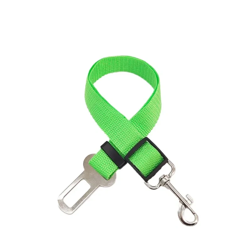 Dog Car Seat Belt Safety Protector Travel Pets Accessories Dog Leash Collar Breakaway Solid Car Harness
