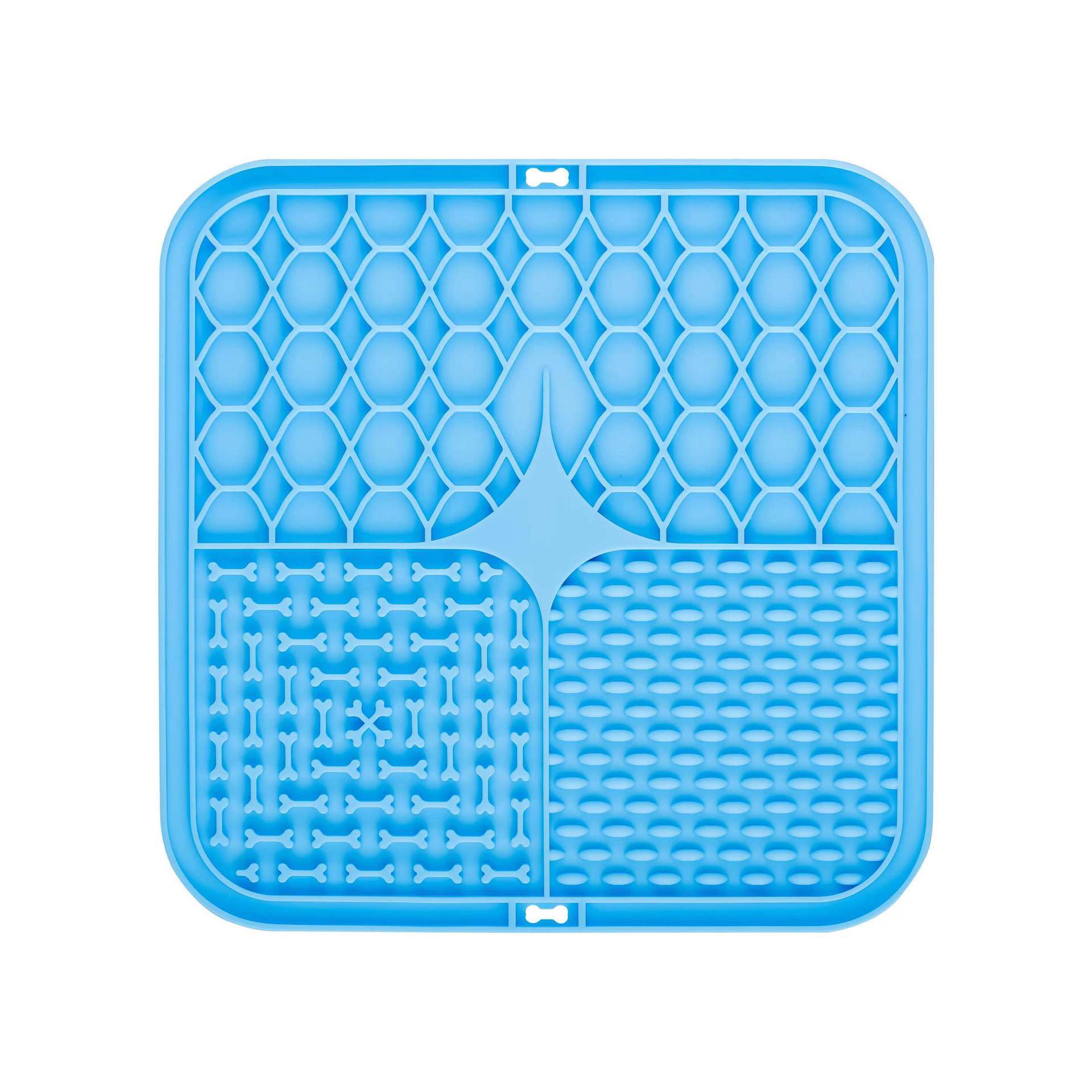 Pet Lick Silicone Mat for Dogs Pet Slow Food Plate Dog Bathing Distraction Silicone Dog Sucker Food Training Dog Feeder Supplies