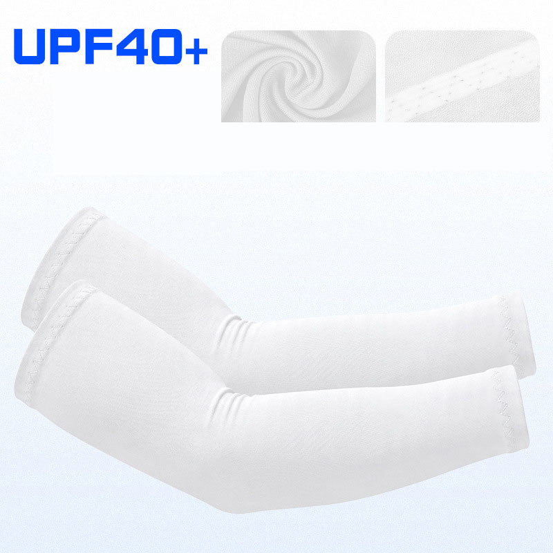 2Pcs Unisex Cooling Arm Sleeves Cover Sports Running UV Sun Protection Outdoor Men Fishing Cycling Sleeves for Hide Tattoos