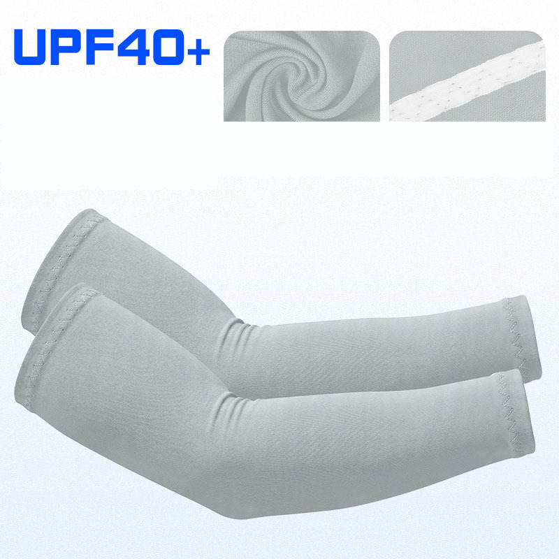 2Pcs Unisex Cooling Arm Sleeves Cover Sports Running UV Sun Protection Outdoor Men Fishing Cycling Sleeves for Hide Tattoos