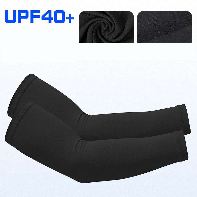 2Pcs Unisex Cooling Arm Sleeves Cover Sports Running UV Sun Protection Outdoor Men Fishing Cycling Sleeves for Hide Tattoos