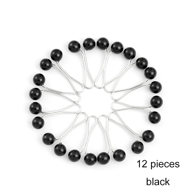 12pcs /Set Pins Hijab Pearl Pins Headscarf Durag Soft Turban Head Wraps For Women Scarf Clips Muslim Arab Hijab Accessories