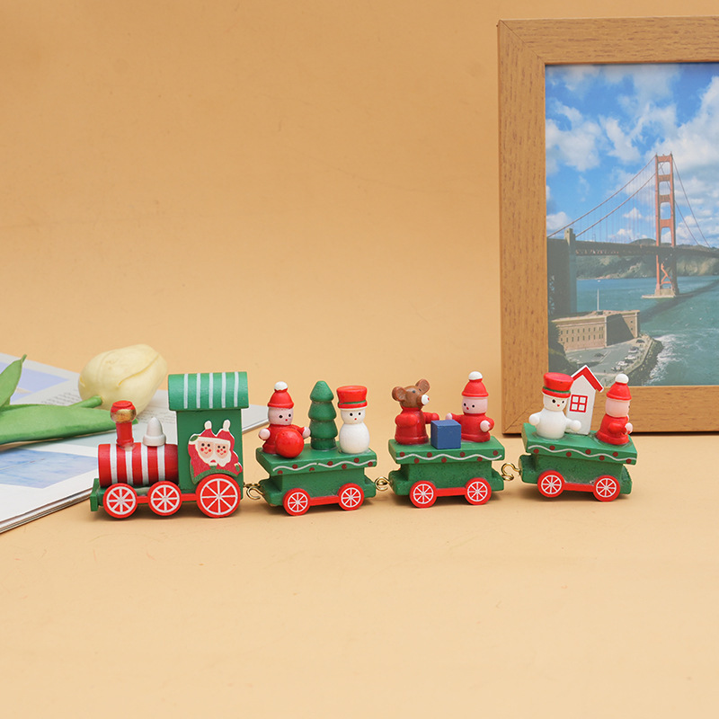 Christmas Train Decorations Ornament Xmas Navidad Noel Gifts Happy New Year