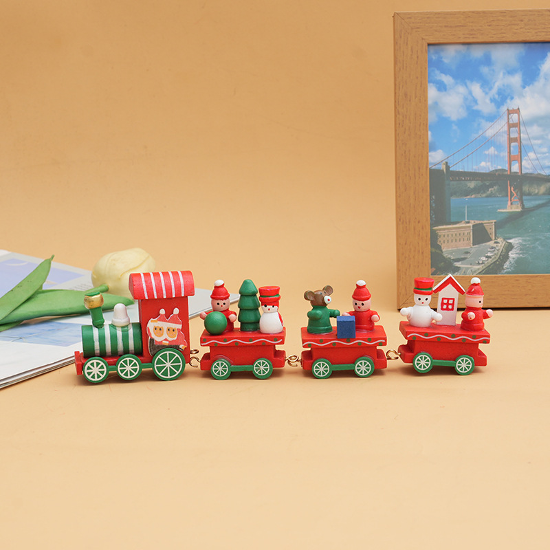 Christmas Train Decorations Ornament Xmas Navidad Noel Gifts Happy New Year