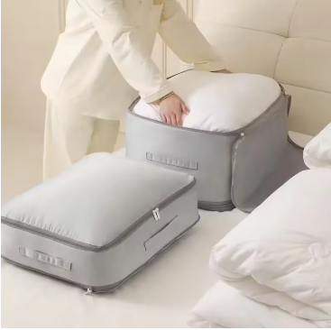Ultra Space Saving Self Compression Organizer Upgrades Space Saver Vacuum Storage Bags for Comforter Clothing