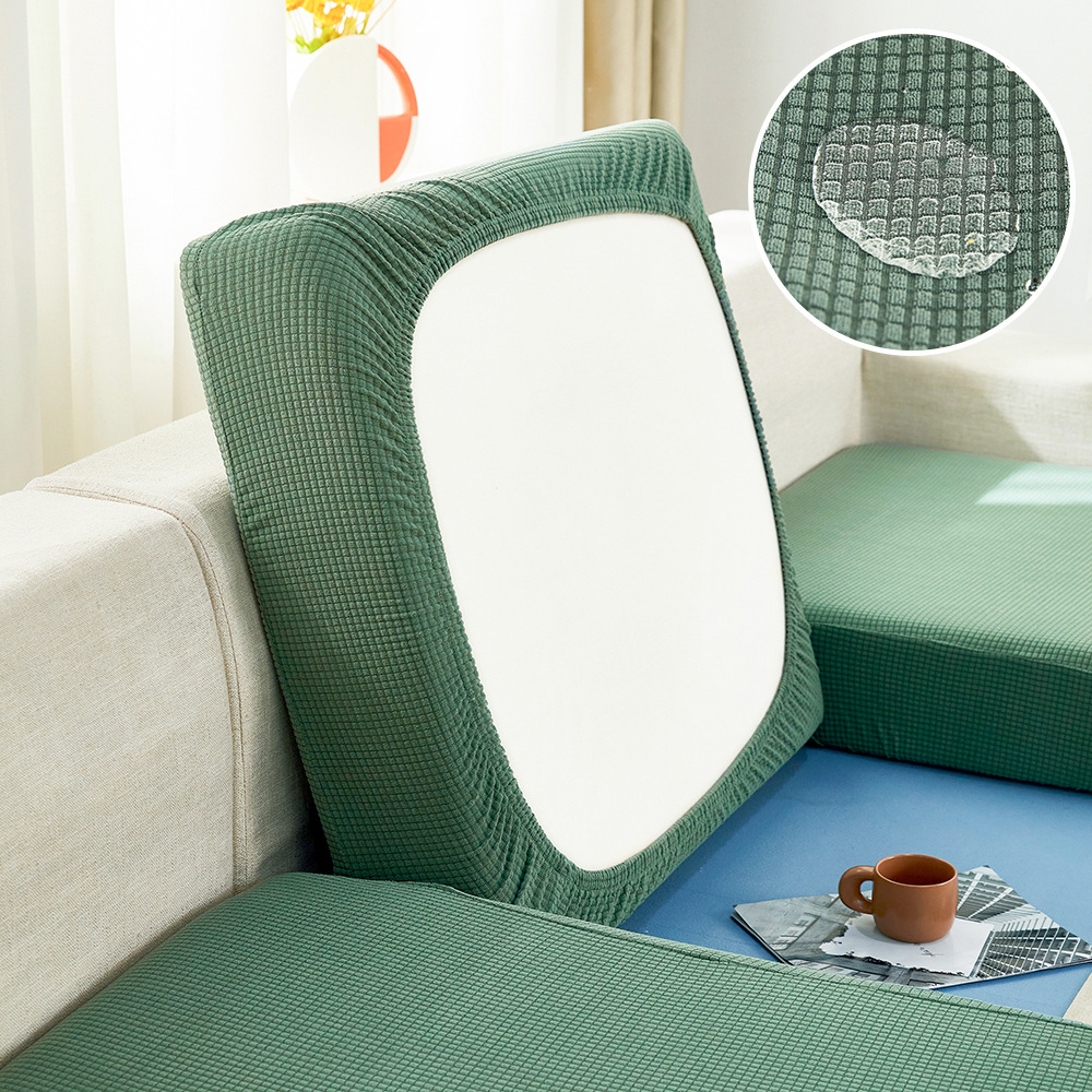 Thicken Elastic Sofa Cover For Living Room Solid Color Furniture Protector Sofa Cushion Cover Slipcover Removable Couch Covers