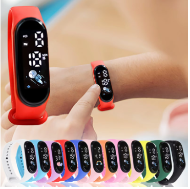 Smart Watch for Kids Fashion Outdoor Waterproof Sports Kids Watches Boy Girls Digital Watches Silicone montre enfant