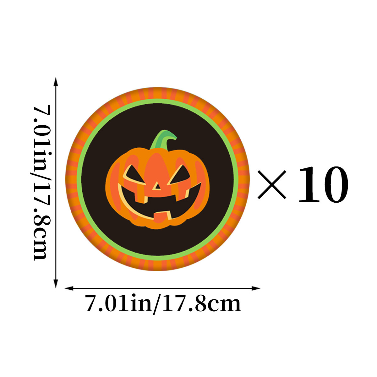 Halloween Disposable Tableware Sets Paper Plates Cups Ghost Pumpkin Halloween Party Decorations