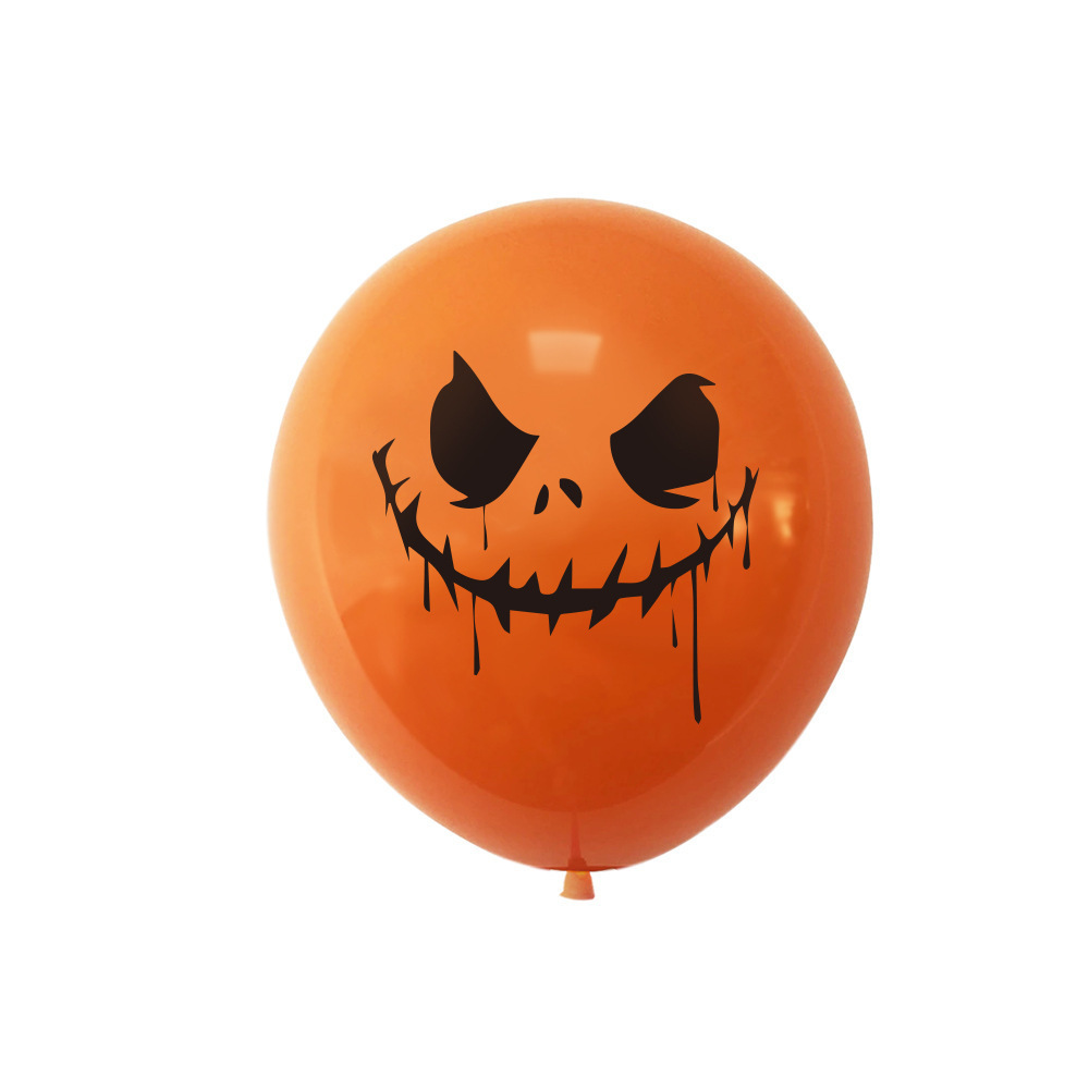 10inch Halloween Balloons Black Orange White Pink Latex Balloon for Halloween Holiday Events Party Favors Supplies Decoration