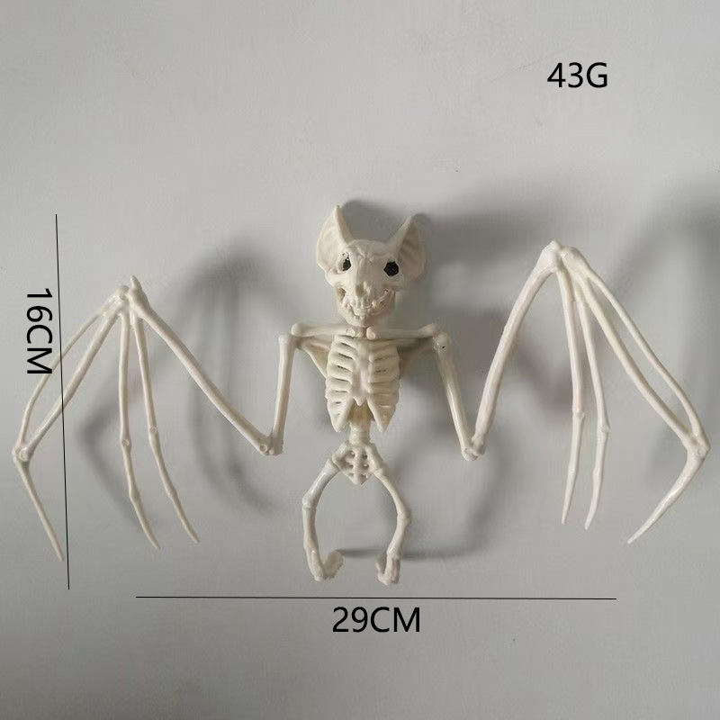 Halloween Decorations Skeleton Posable Human Shape Skeleton Halloween Fake Bone Horror Decoration