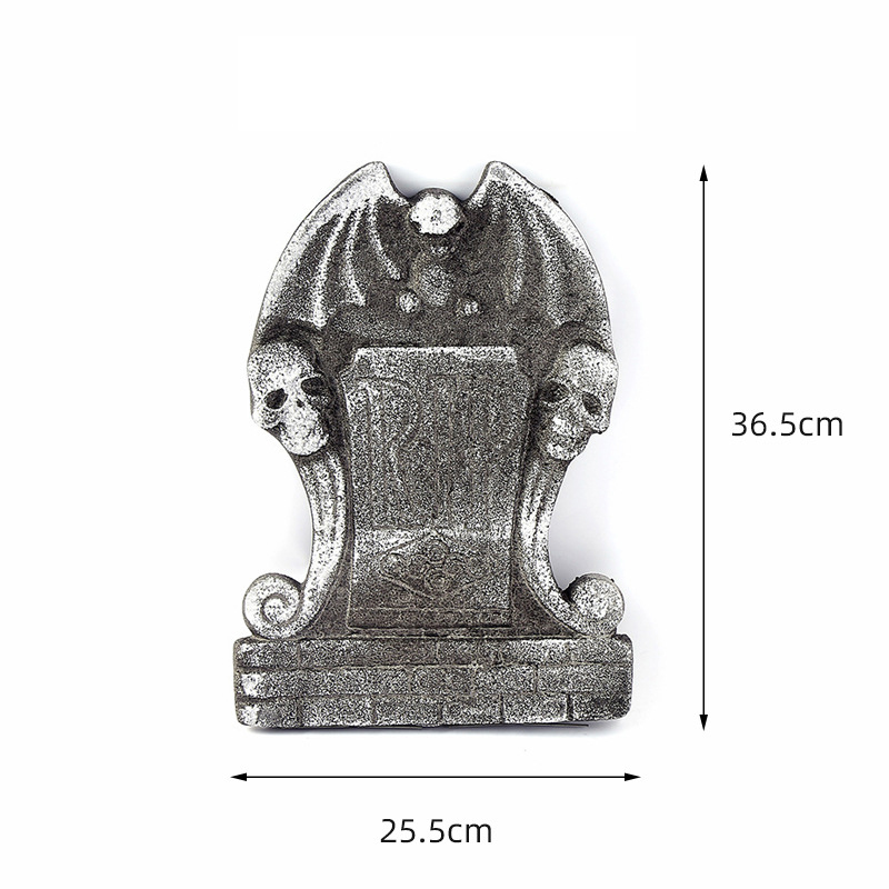 Halloween Yard Signs Tombstone Decoration Cemetery 4 Different Foam Haunted House Graveyard for House Outdoor Party Prank Props