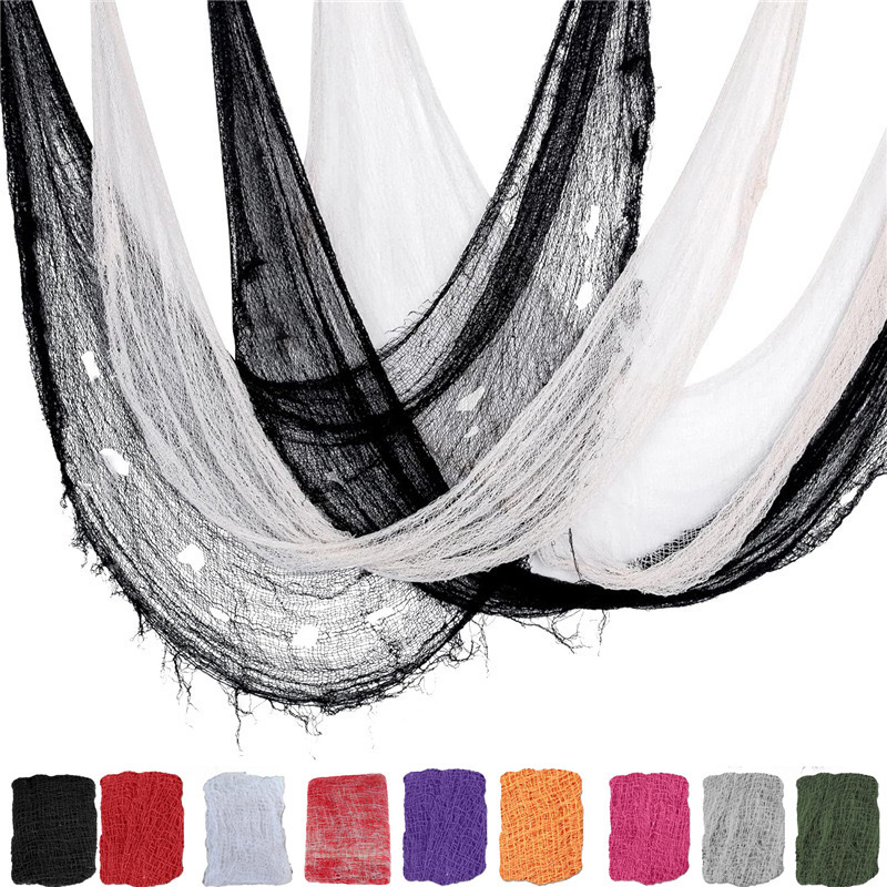 Halloween Gauze Creepy Cloth Fabric Tapestry Decor Decorations