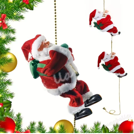 Climbing Beads Climbing Rope Santa Claus Doll Christmas Decorations Ornaments Event and Party Supplies Gifts