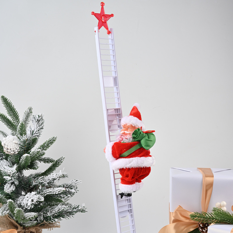 Climbing Beads Climbing Rope Santa Claus Doll Christmas Decorations Ornaments Event and Party Supplies Gifts