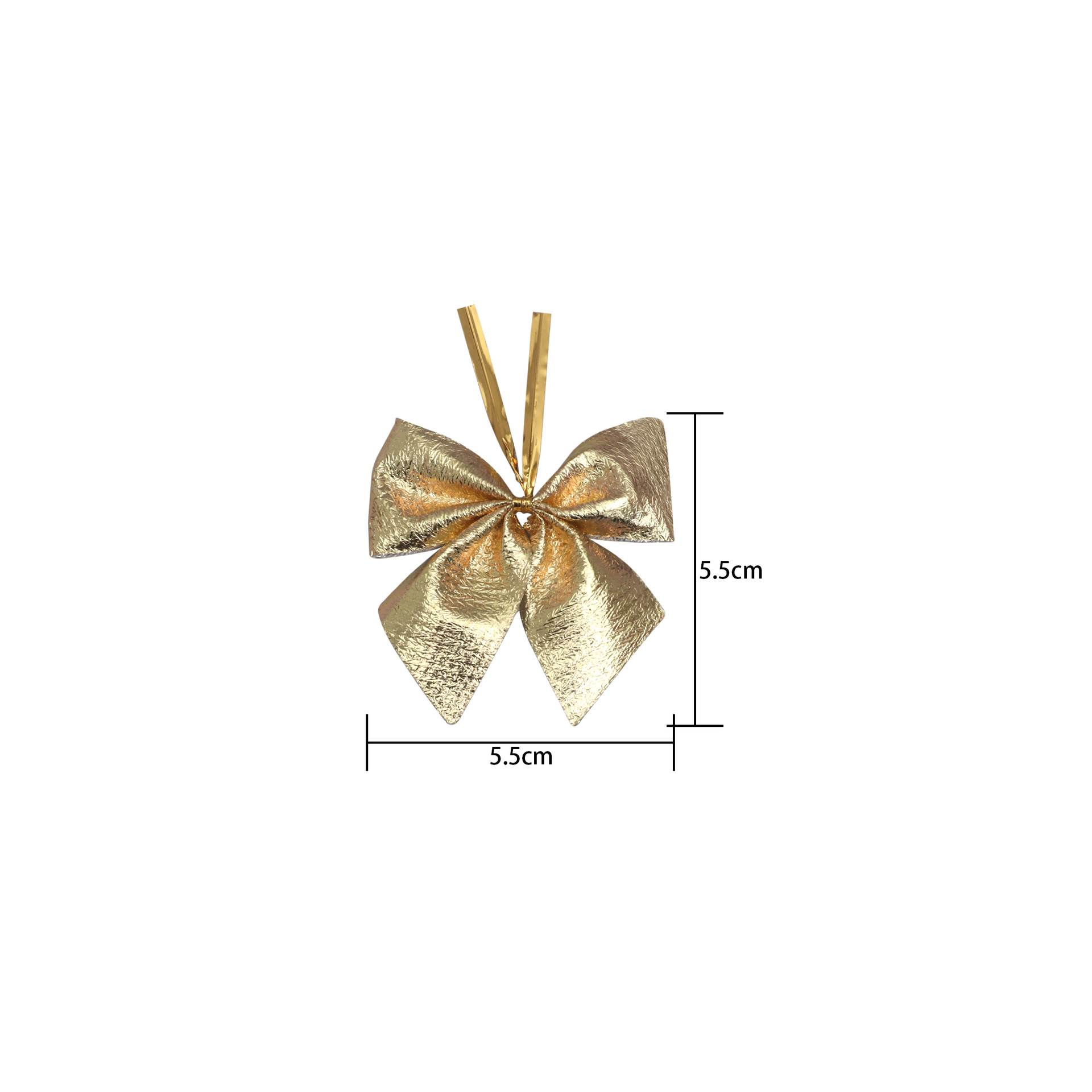 Christmas Bow Red Gold Mini Xmas Tree Bowknot for Home Decoration Wedding Decor Navidad New Year Party DIY Gift