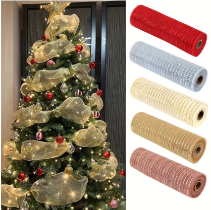 Christmas Ribbon Decoration Hanging Christmas Tree Pendent Ornaments for Home Decor Navidad Party New Year Accessories