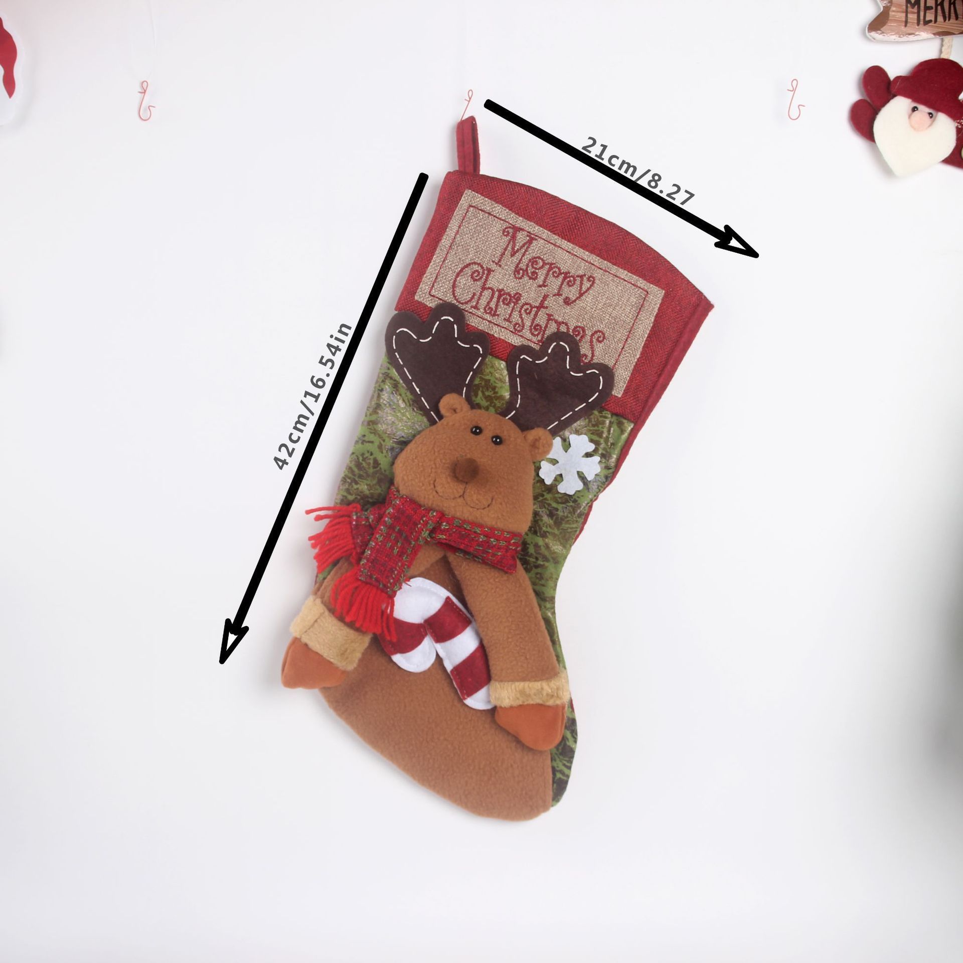 Christmas Stocking Classic Large Stockings Xmas Character for Family Holiday Christmas Party Decorations