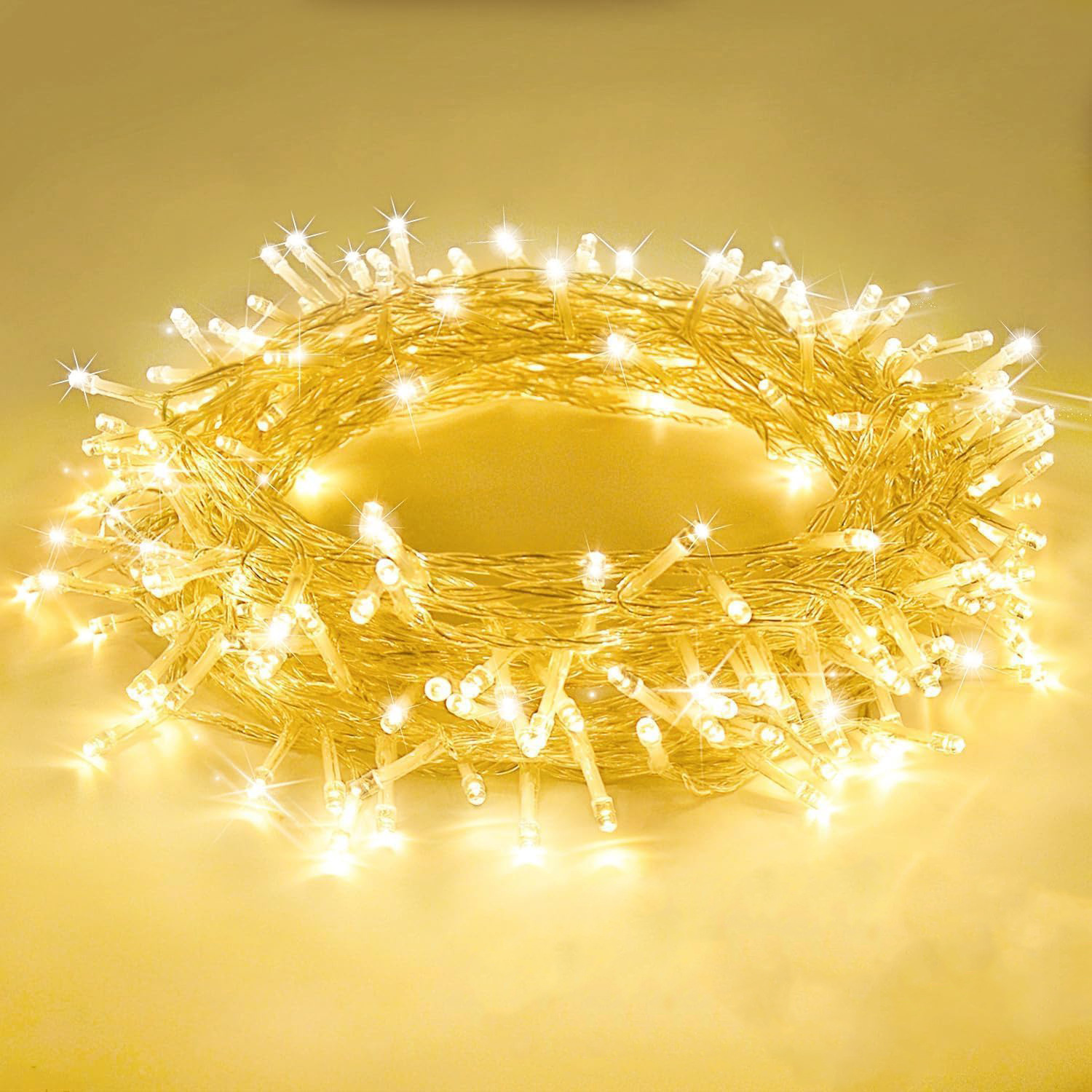 LED String Lights Indoor Bedroom Fairy Twinkle Light Warm White Christmas Lights