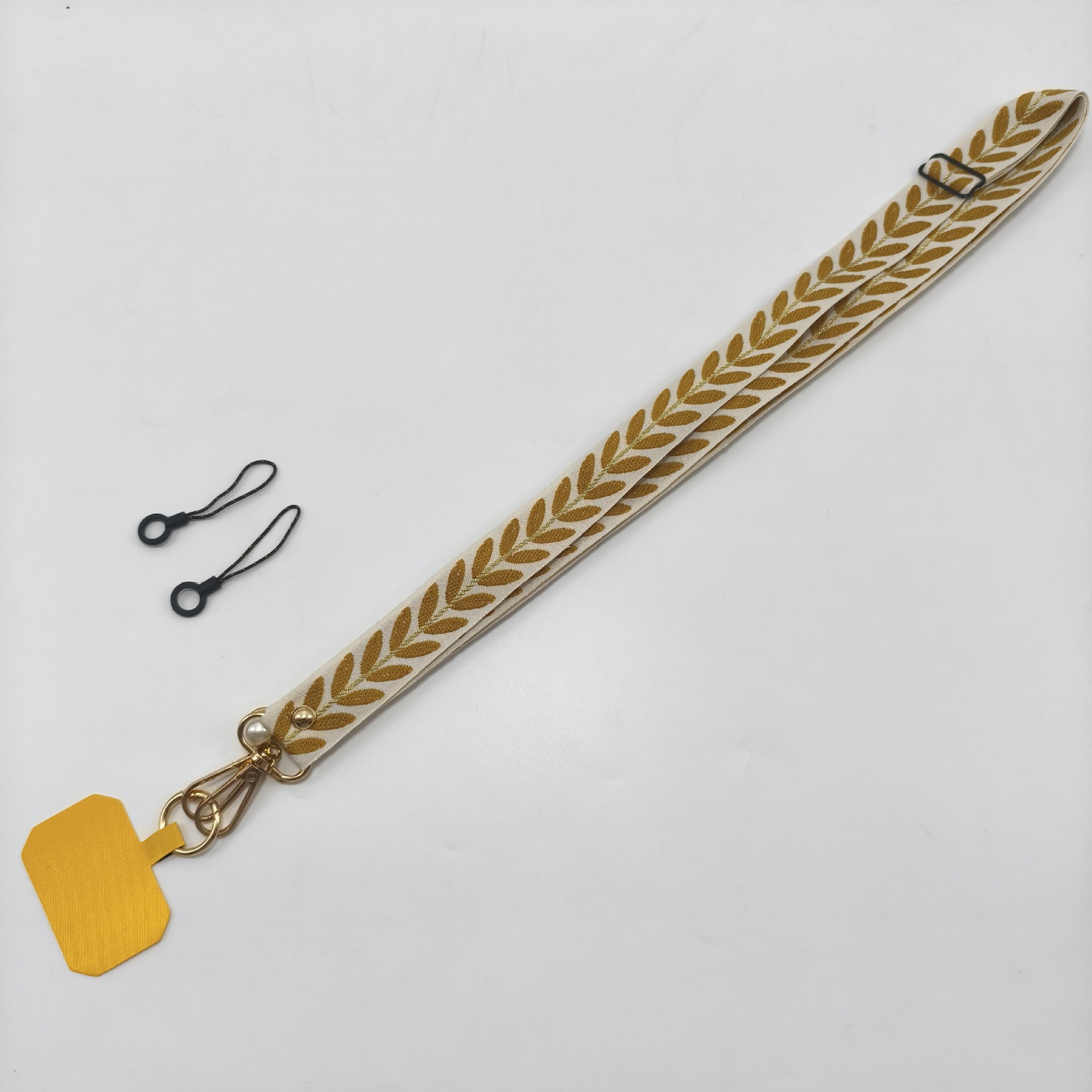 Universal Adjustable Crossbody Cell Phone Lanyard Neckband Strap Rope Women Pearl Hanging Ornaments Anti-Lost Lanyards With Clip