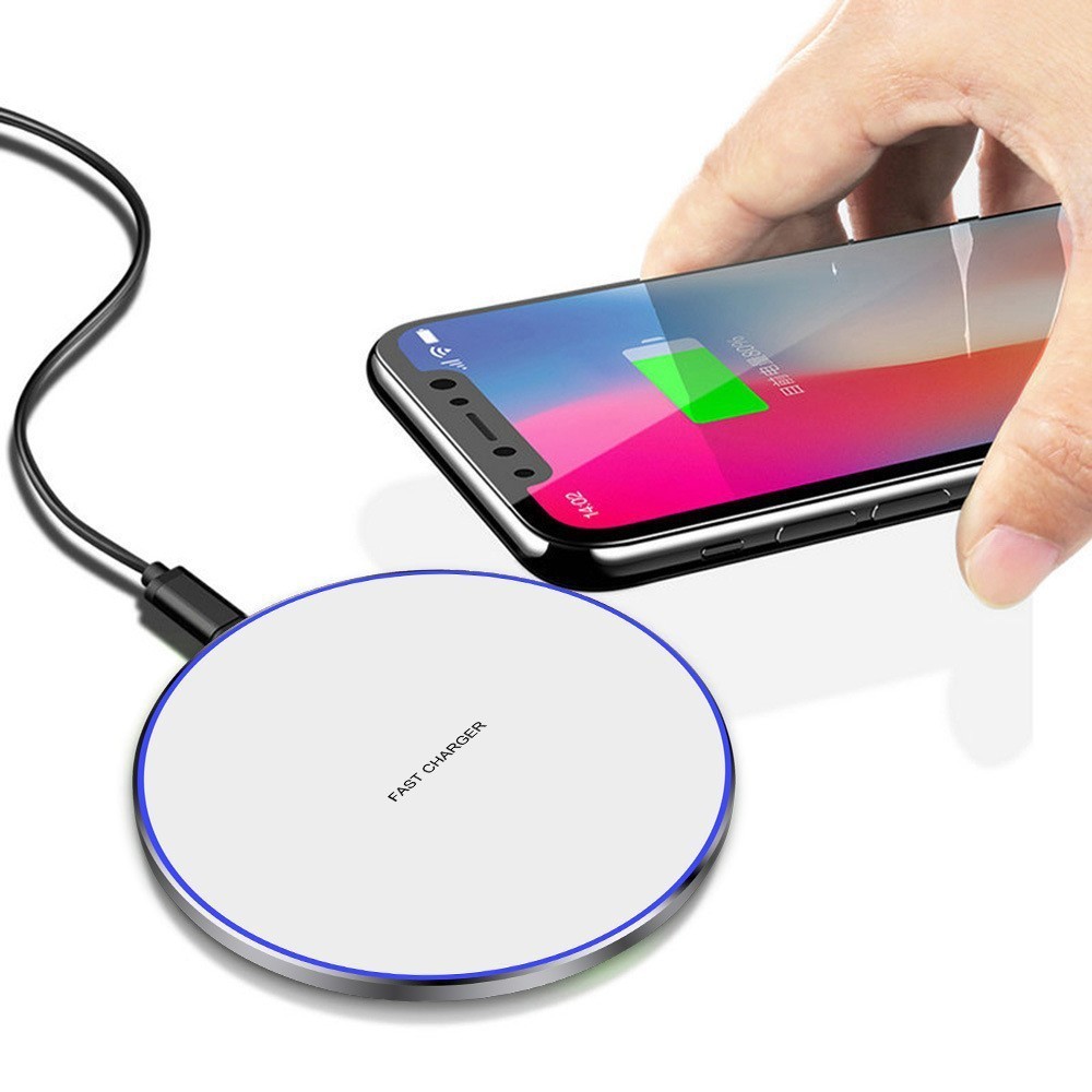 Wireless Charger For iPhone Induction Fast Charging Pad Dock Station For Samsung Xiaomi Huawei