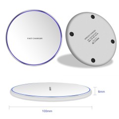 Curved-edge aluminum alloy body 15W White